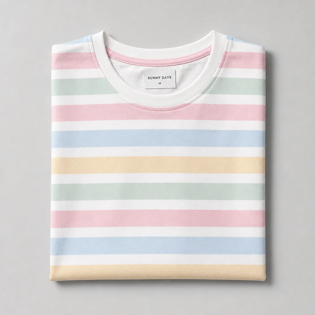 Ivory Pinstripe Structured Shirt